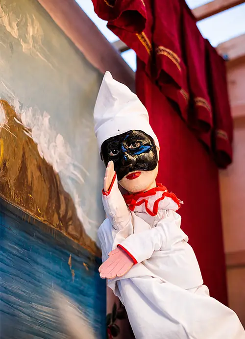 Pulcinella protagonista degli spettacoli del Teatrino Mercurio